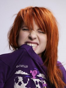 Paramore frontwoman Haley Williams.