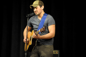 Trevor Henderson won the talent show for his rendition of -Talledega- by Eric Church. photo by Konrad